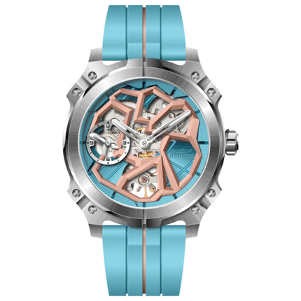 Invicta Racing Men's Automatic Watch Stainless Steel Case Rubber Strap
