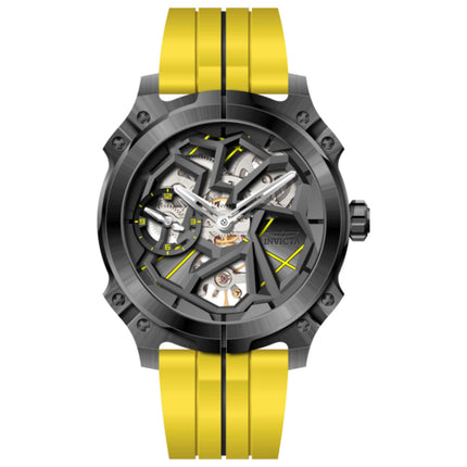 Invicta Racing Men's Automatic Watch Stainless Steel Case Rubber Strap