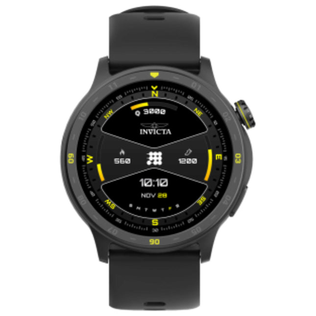 Invicta I-Tech Unisex Watch Stainless Steel Case Silicone Strap Quartz