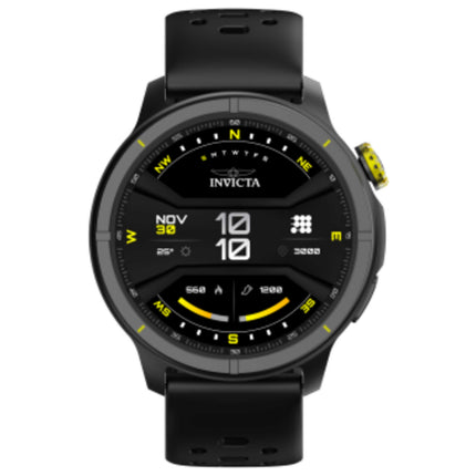 Invicta I-Tech Unisex Watch Stainless Steel Case Silicone Strap Quartz