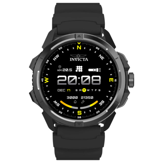 Invicta I-Tech Unisex Silicone Strap Quartz Watch 44mm