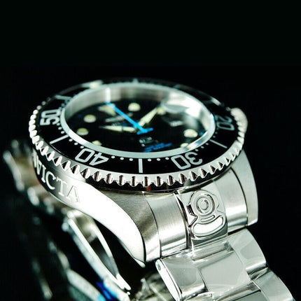 **CRAZY R1.00 AUCTION**INVICTA** Men's Grand-Diver Auto** 47mm Silver / Black Watch