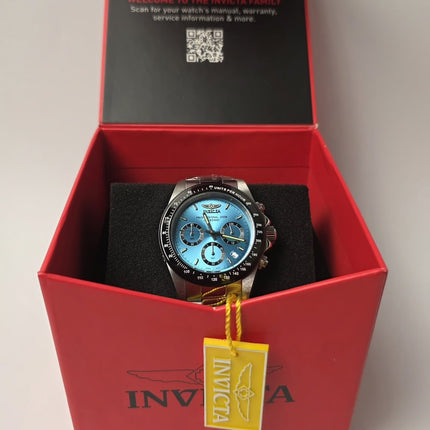 **R1.00 Auction**Invicta Men's Limited Edition Caribbean Blue Chrono Watch