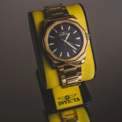 Invicta Speedway Classic Gold/Black Men's Quartz Watch - 42mm