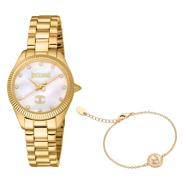 Just Cavalli SET Pacentro Yellow Gold MOP