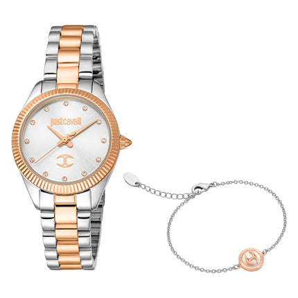 Just Cavalli SET Pacentro Two Tones RG Silver