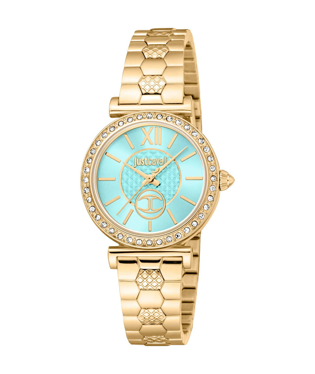 Just Cavalli SET Varenna Yellow Gold Turquoise