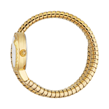 Just Cavalli Signature Snake Cerchio Snake Yellow Gold Silver Grey