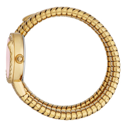 Just Cavalli Signature Snake Enchanting Yellow Gold Red