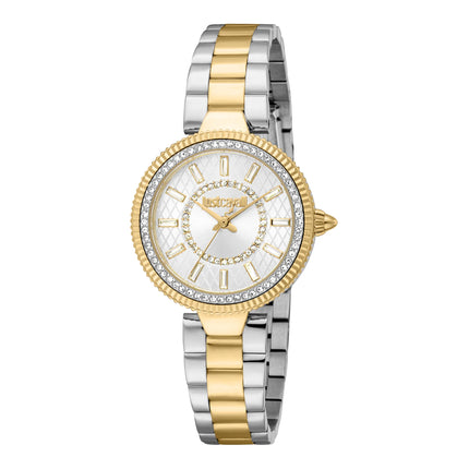 Just Cavalli Glam Chic Ostentatious Two Tones YG Silver