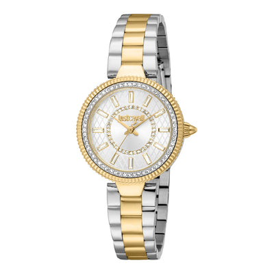 Just Cavalli Glam Chic Ostentatious Two Tones YG Silver