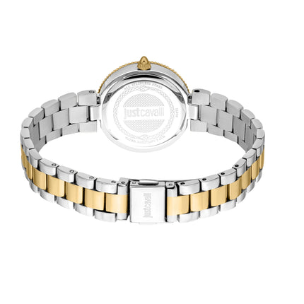 Just Cavalli Glam Chic Ostentatious Two Tones YG Silver