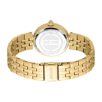 Just Cavalli Animalier Preziosa Yellow Gold Silver Grey