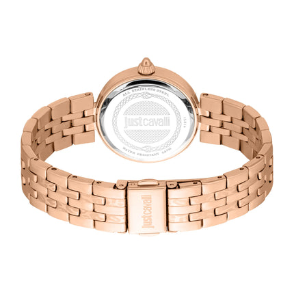 Just Cavalli Animalier Preziosa Rose Gold Olive Green