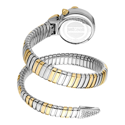 Just Cavalli Signature Snake Radiosa Two Tones YG Silver Green