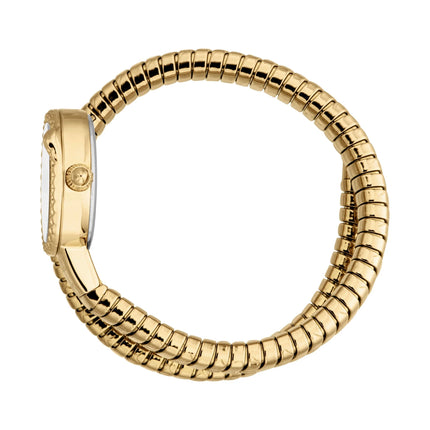 Just Cavalli Signature Snake Sirena Yellow Gold Silver