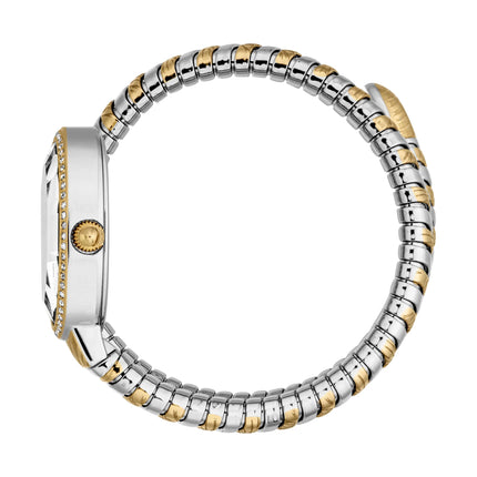 Just Cavalli Signature Snake Velina Silver Yellow Gold