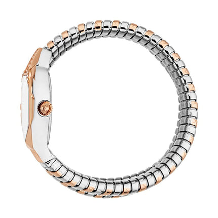 Just Cavalli Signature Snake Ambra Two Tones RG Silver