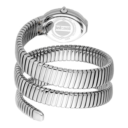 Just Cavalli Signature Snake Sognia Silver Pink