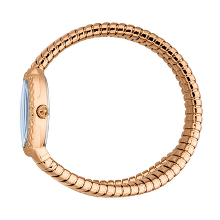 Just Cavalli Signature Snake Sognia Rose Gold Blue