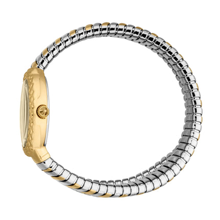 Just Cavalli Signature Snake Sognia Silver Yellow Gold Champagne
