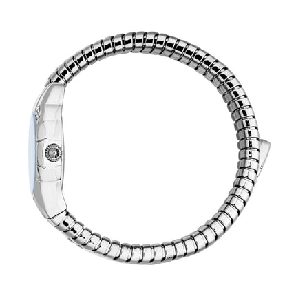 Just Cavalli Signature Snake Amanta Silver Blue