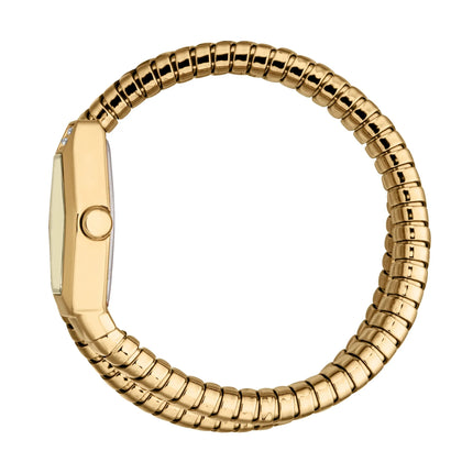 Just Cavalli Signature Snake Splora Yellow Gold Champagne