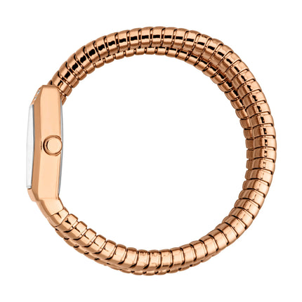 Just Cavalli Signature Snake Romina Rose Gold Silver
