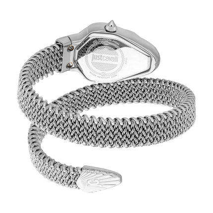 Just Cavalli Signature Snake Fiamma Silver