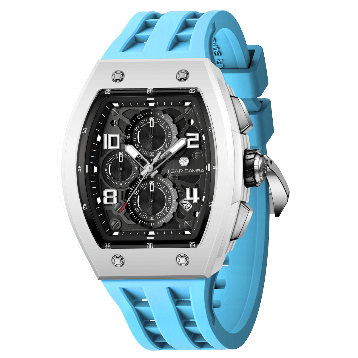 TSAR BOMBA Elemental– Bioceramic Date TB8224B Quartz