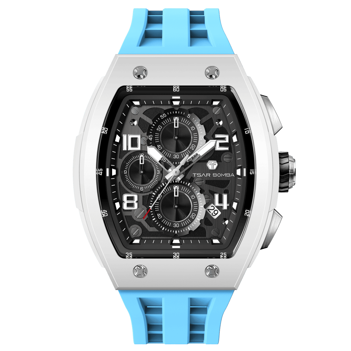 TSAR BOMBA Elemental– Bioceramic Date TB8224B Quartz