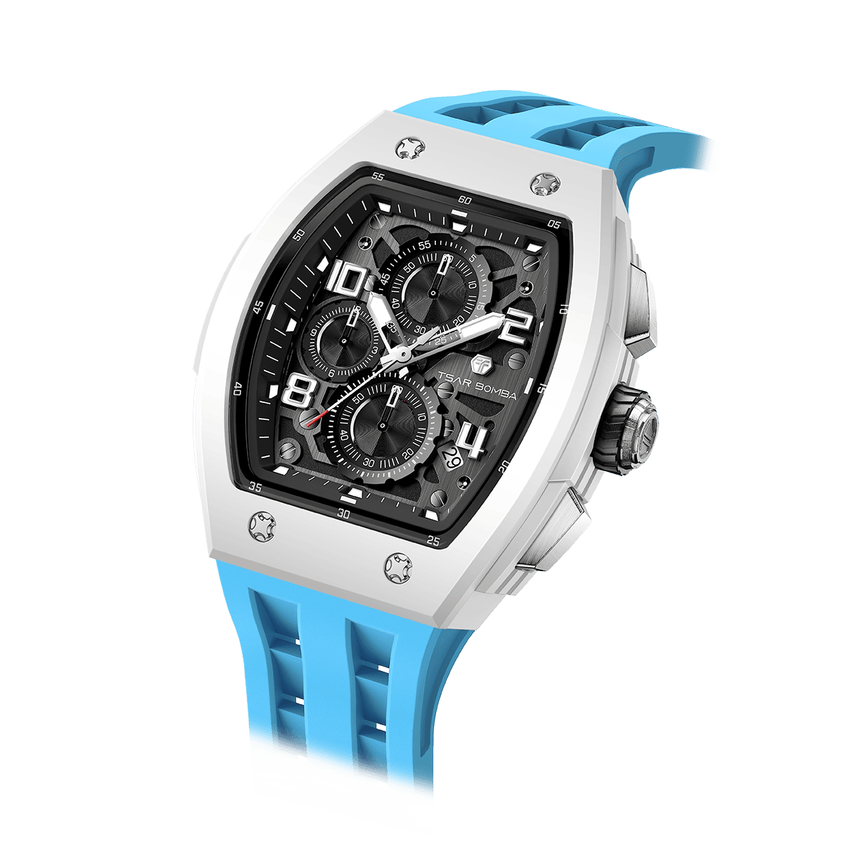 TSAR BOMBA Elemental– Bioceramic Date TB8224B Quartz