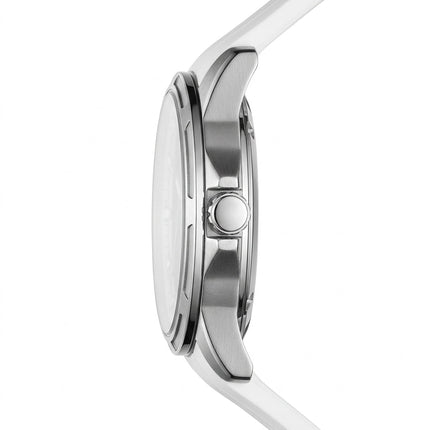Mark Fairwhale FW-6008 POLARION - Men’s Skeleton Automatic Watch White Strap Edition