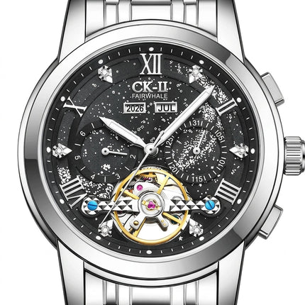 Mark Fairwhale FW-6055 LUMIVEX - Men’s Automatic Mechanical Chronograph Watch
