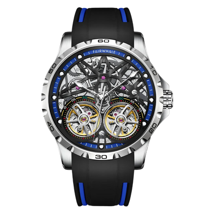 Mark Fairwhale FW-6210 DUALVEX - Men’s Dual Tourbillon Skeleton Automatic Watch