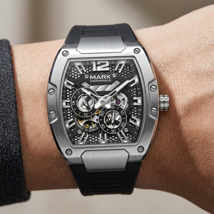 Mark Fairwhale FW-6850 CHRONOVEX - Men’s Hybrid Chronograph Skeleton Automatic Watch