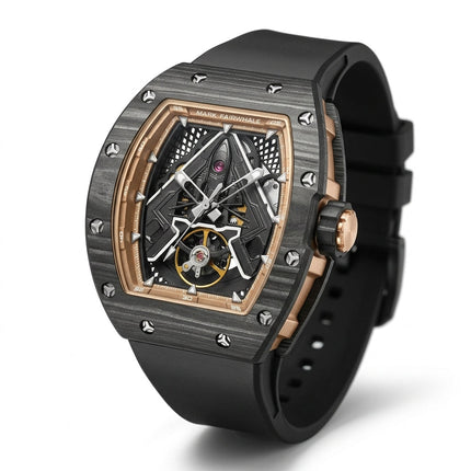 Mark Fairwhale FW-6004 ASTRYXON - Men’s Skeleton Tourbillon Automatic Watch