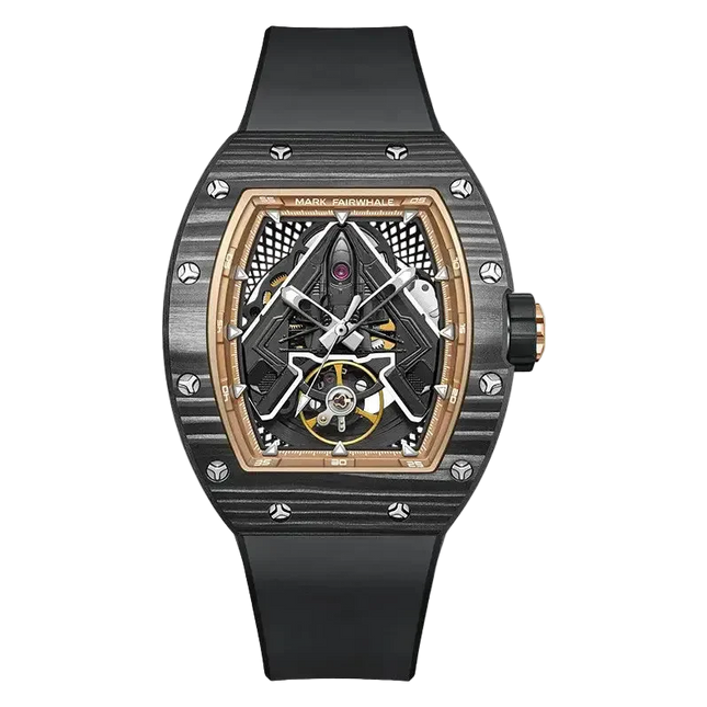 Mark Fairwhale FW-6004 ASTRYXON - Men’s Skeleton Tourbillon Automatic Watch