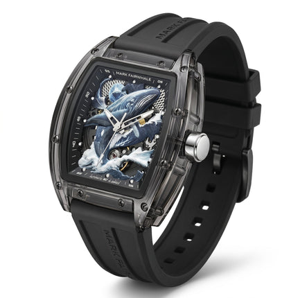 Mark Fairwhale FW-6880 VORTIGAN - Men’s Skeleton Tourbillon Automatic Watch