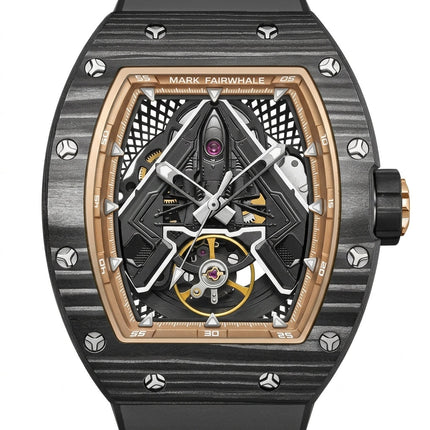 Mark Fairwhale FW-6004 ASTRYXON - Men’s Skeleton Tourbillon Automatic Watch