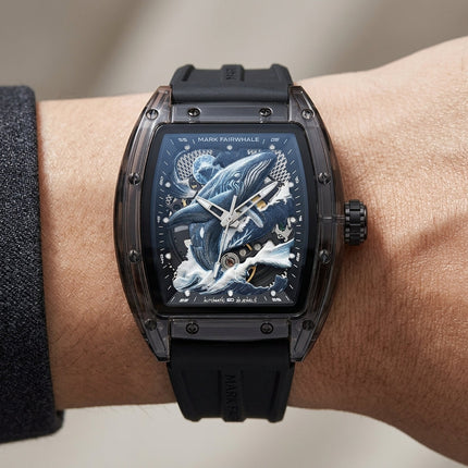 Mark Fairwhale FW-6880 VORTIGAN - Men’s Skeleton Tourbillon Automatic Watch
