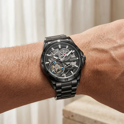 Mark Fairwhale LUXARAON - Men’s Luxury Skeleton Automatic Watch