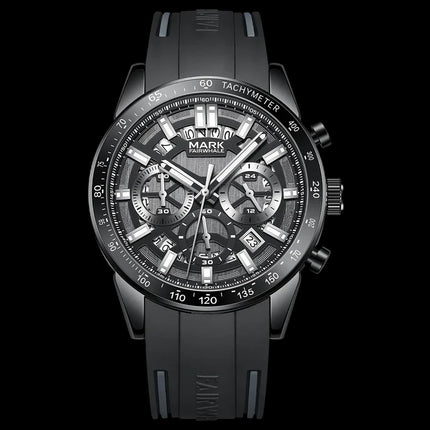 Mark Fairwhale ONYXARON - Men’s Black Chronograph Watch