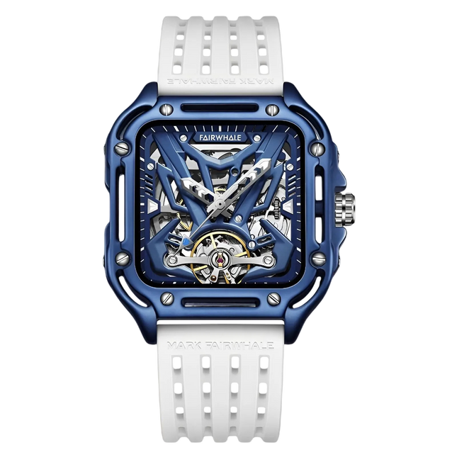 Mark Fairwhale FW-6530 ZEPHYROS - Skeleton Automatic Watch with Luminous Dial - Modern Design