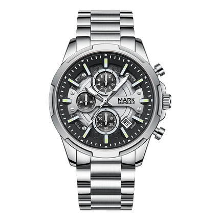 Mark Fairwhale FW-5028 STENTOR - Stainless Steel Chronograph - Luxury Men’s Watch