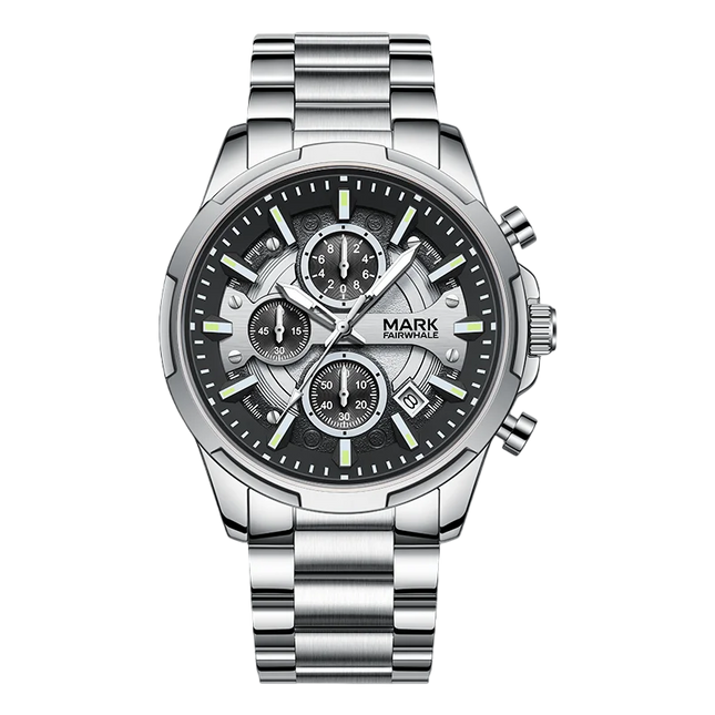 Mark Fairwhale FW-5028 STENTOR - Stainless Steel Chronograph - Luxury Men’s Watch