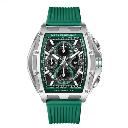 Mark Fairwhale FW-5080 VERDIX - Green Chronograph Sports Watch - Luxury