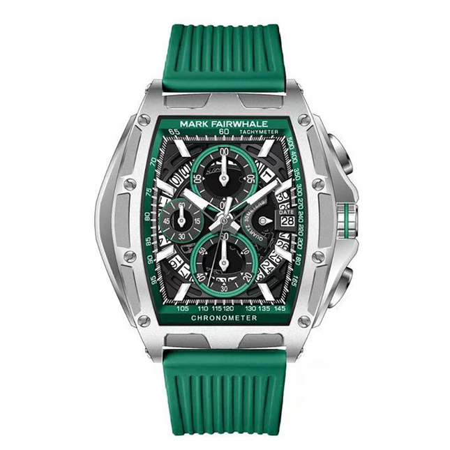 Mark Fairwhale FW-5080 VERDIX - Green Chronograph Sports Watch - Luxury