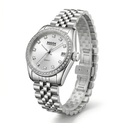 Mark Fairwhale Lady FW-3050 VELIA - Women’s Fashion Quartz Watch with Stainless Steel Strap