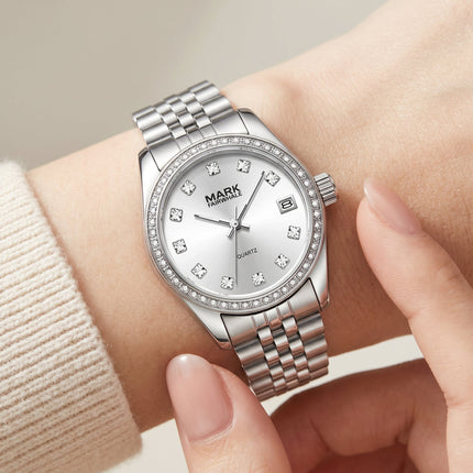 Mark Fairwhale Lady FW-3050 VELIA - Women’s Fashion Quartz Watch with Stainless Steel Strap